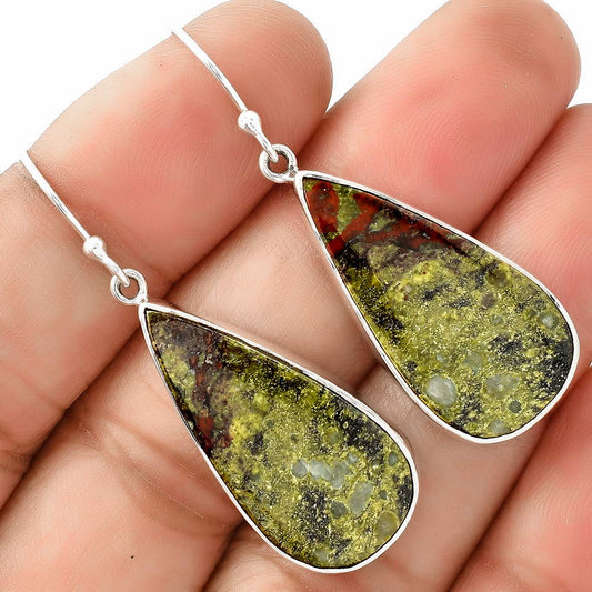 Dragon Blood Stone - South Africa Earrings E-1001 SDE68784-0