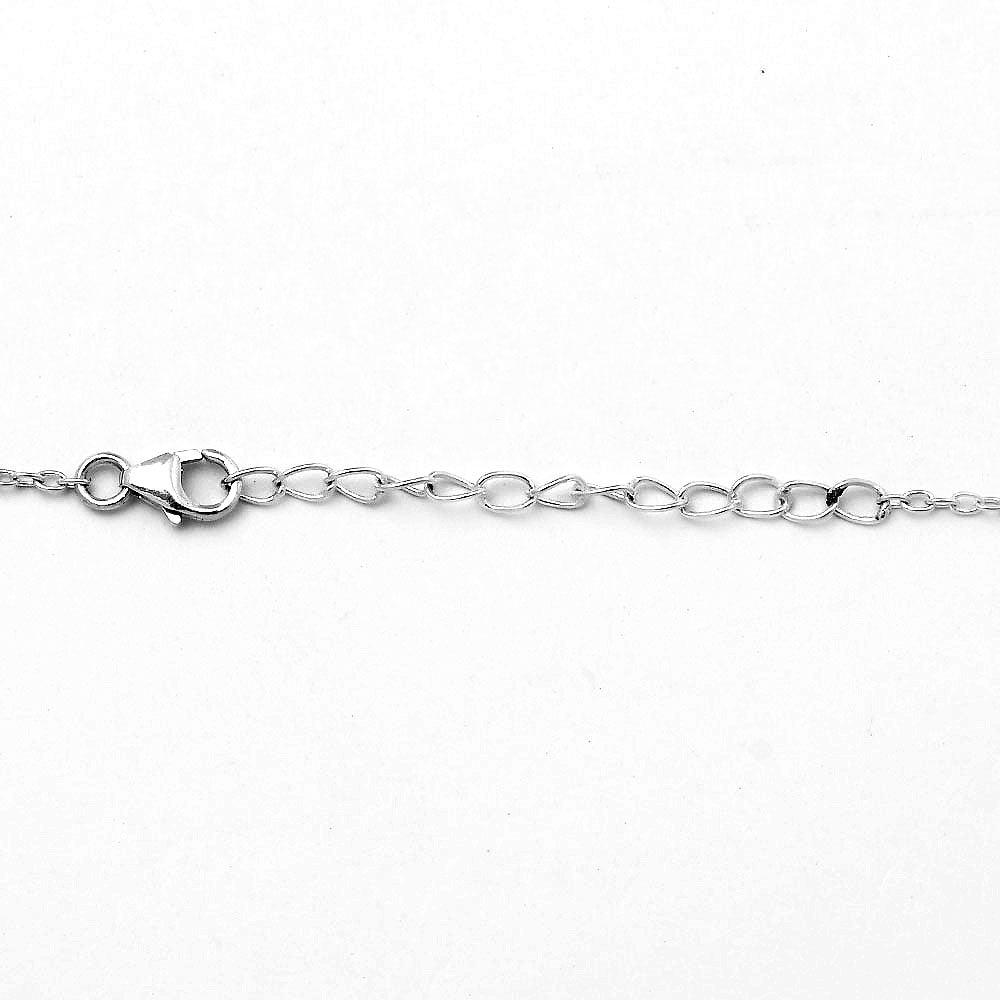 Faceted Amethyst Drop & Green Matrix Turquoise Necklace N-1005 SDN1447-2