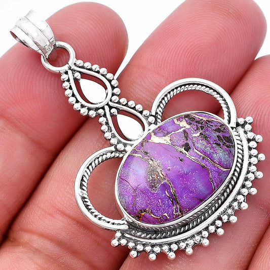 Copper Purple Turquoise - Arizona Pendant P-1579 SDP145032-0