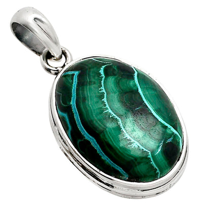 Azurite In Malachite Pendant P-1124 SDP158510-2