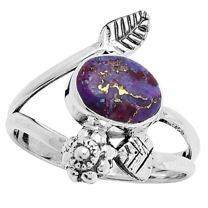 Copper Purple Turquoise - Arizona Ring size-9 R-1251 SDR157754-1