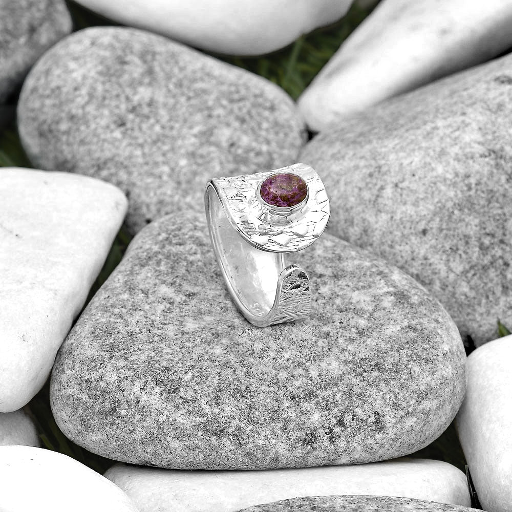Adjustable Purpurite South Africa Ring size-7 R-1319 SDR187144-1