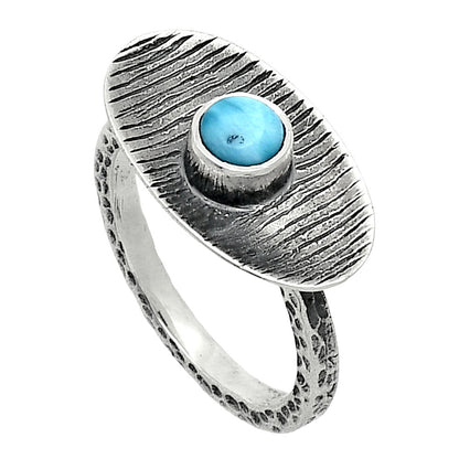 Larimar (Dominican Republic) Ring size-7.5 R-1573 SDR244269-1
