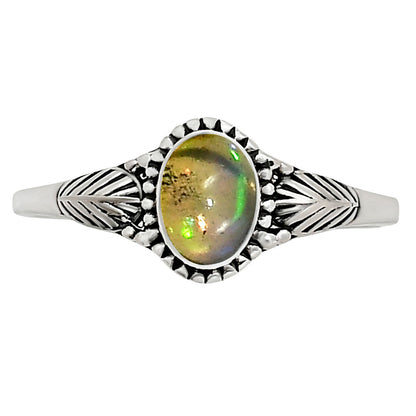 Ethiopian Opal Ring size-7 R-1404 SDR251285-0