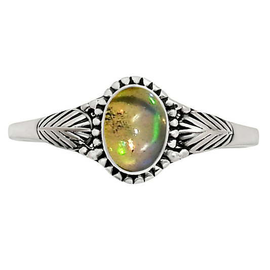 Ethiopian Opal Ring size-7 R-1404 SDR251285-0