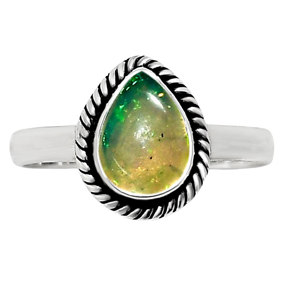 Ethiopian Opal Ring size-8 R-1009 SDR251776-0