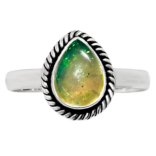 Ethiopian Opal Ring size-8 R-1009 SDR251776-0