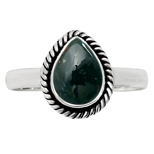 Blood Stone Ring size-5 R-1009 SDR251813-0