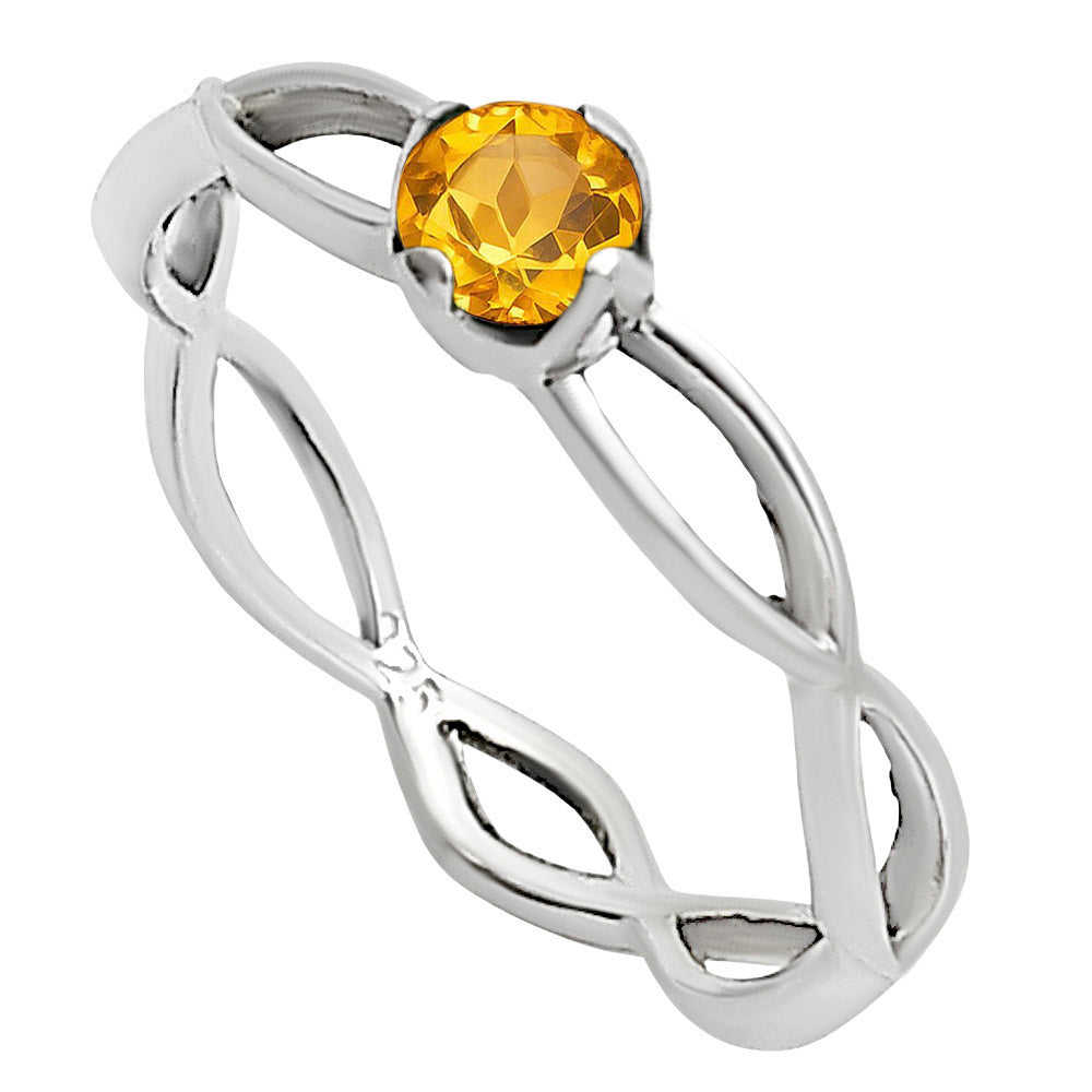 Citrine Ring size-5 R-1213 SDR252037-2