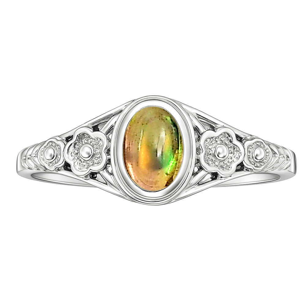 Ethiopian Opal Ring size-6 R-1292 SDR253274-0