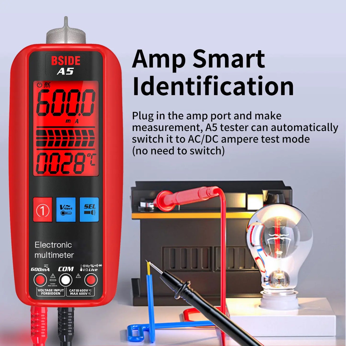 High-Precision Digital Multimeter A5 with Auto Range
