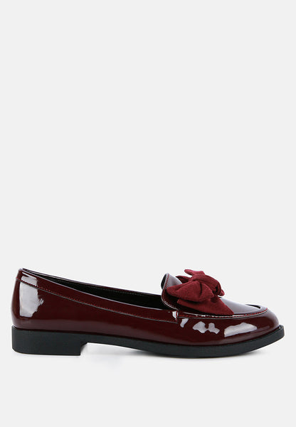 Bowberry Bow-Tie Patent Loafers-5