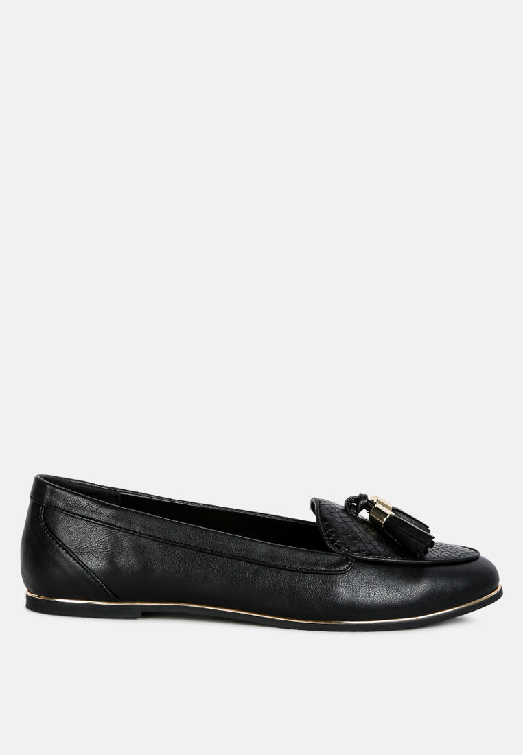 Cabbose Casual Bow Loafers-0