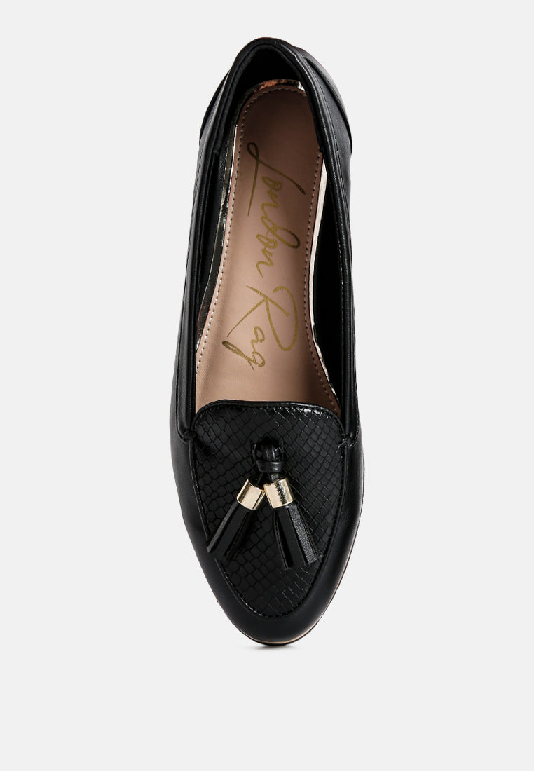 Cabbose Casual Bow Loafers-3
