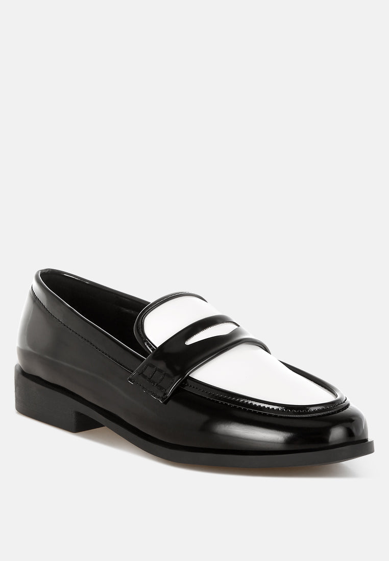 BUGLE Duo Tone Penny Loafers-2