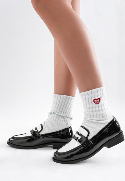 BUGLE Duo Tone Penny Loafers-1