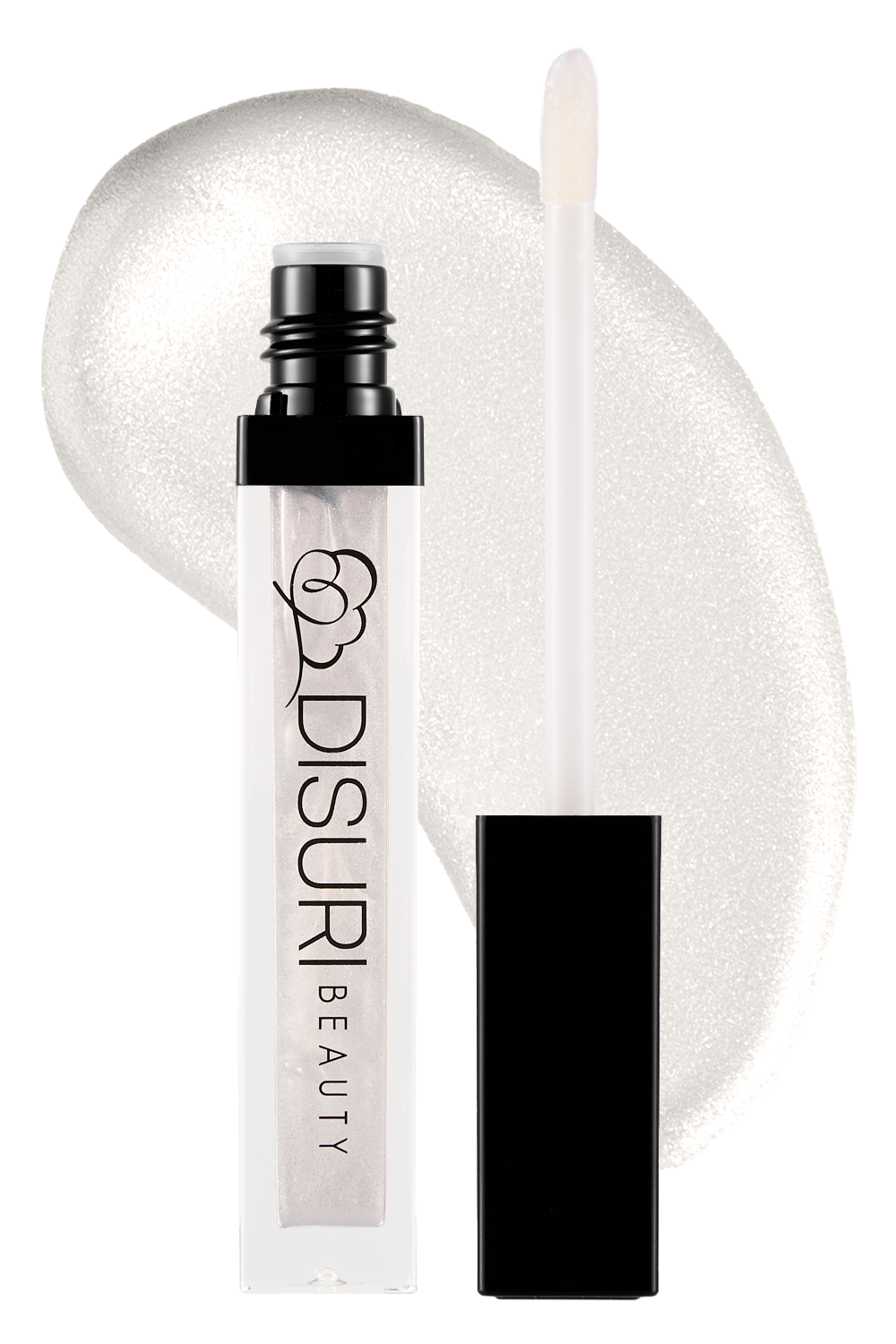 DISURI Beauty Shimmer Lip Gloss - Clear Diamonds-0