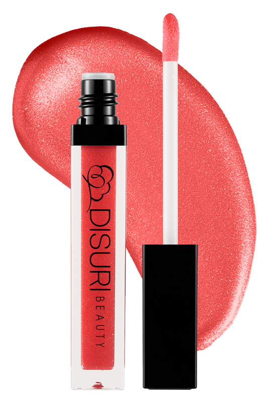DISURI Beauty Shimmer Lip Gloss - Tropical Burst-0