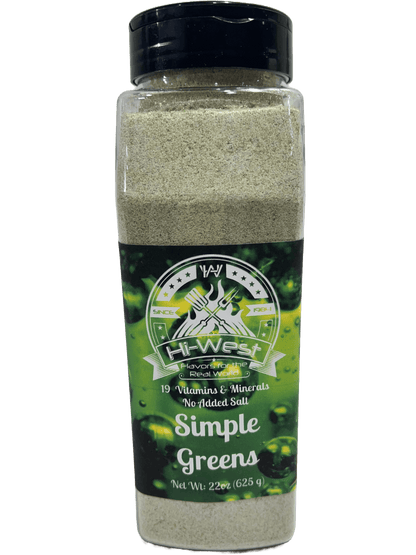 Hi-West Simple Greens Drink 22oz-0