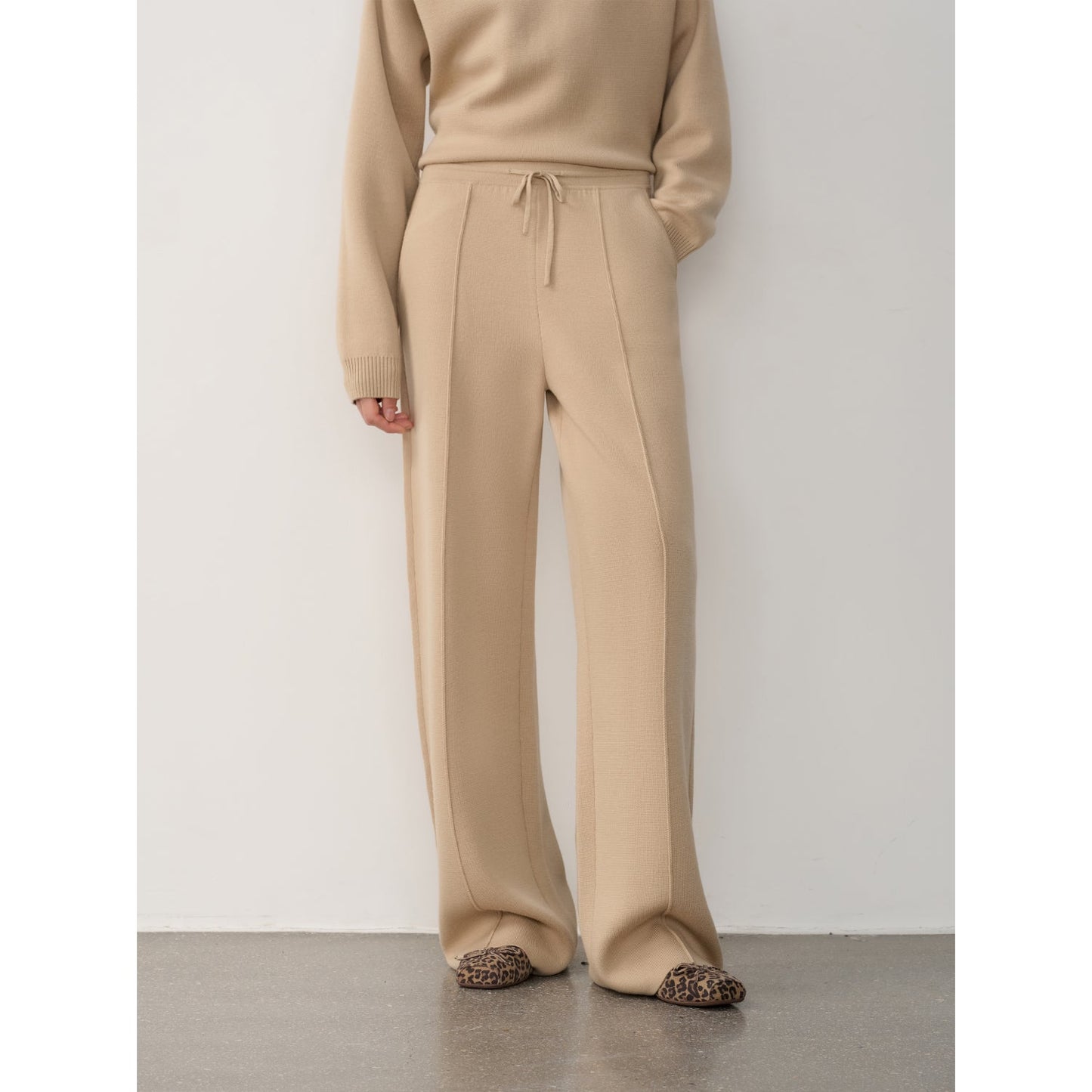 Fireladyfur Women's Wool Knit Hooded Set"Urban One"-6