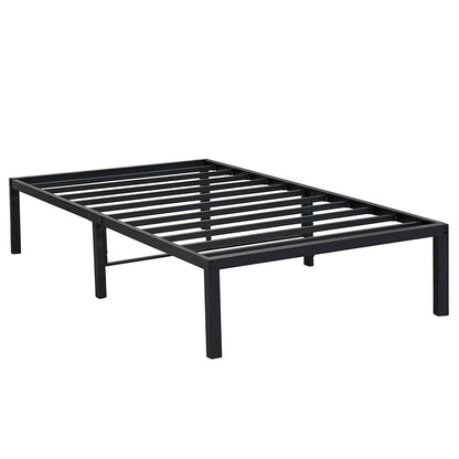 Twin XL size Heavy Duty Black Metal Platform Bed Frame-2