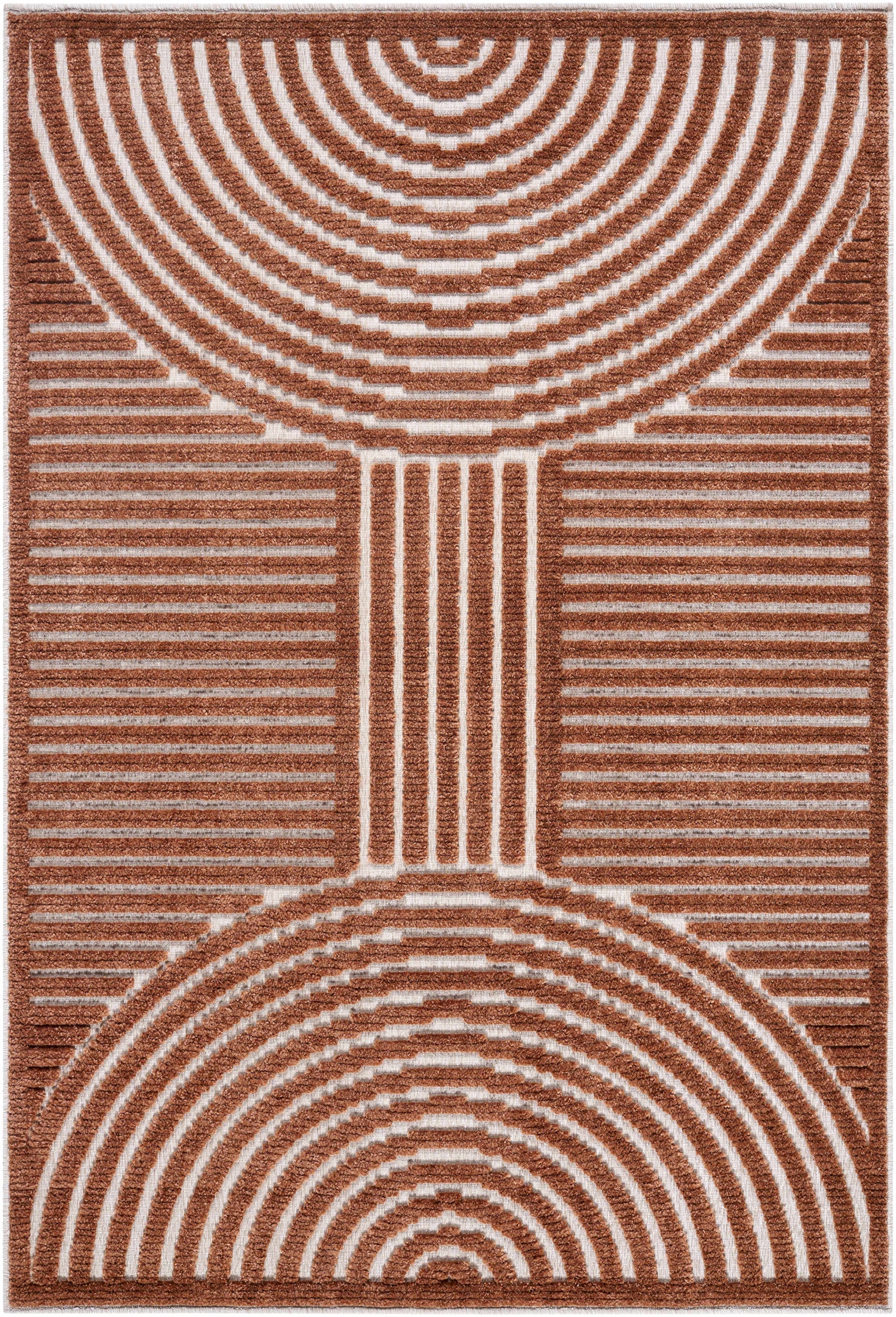 Deron Brown Washable Area Rug-1