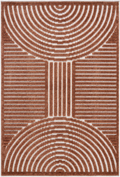 Deron Brown Washable Area Rug-1