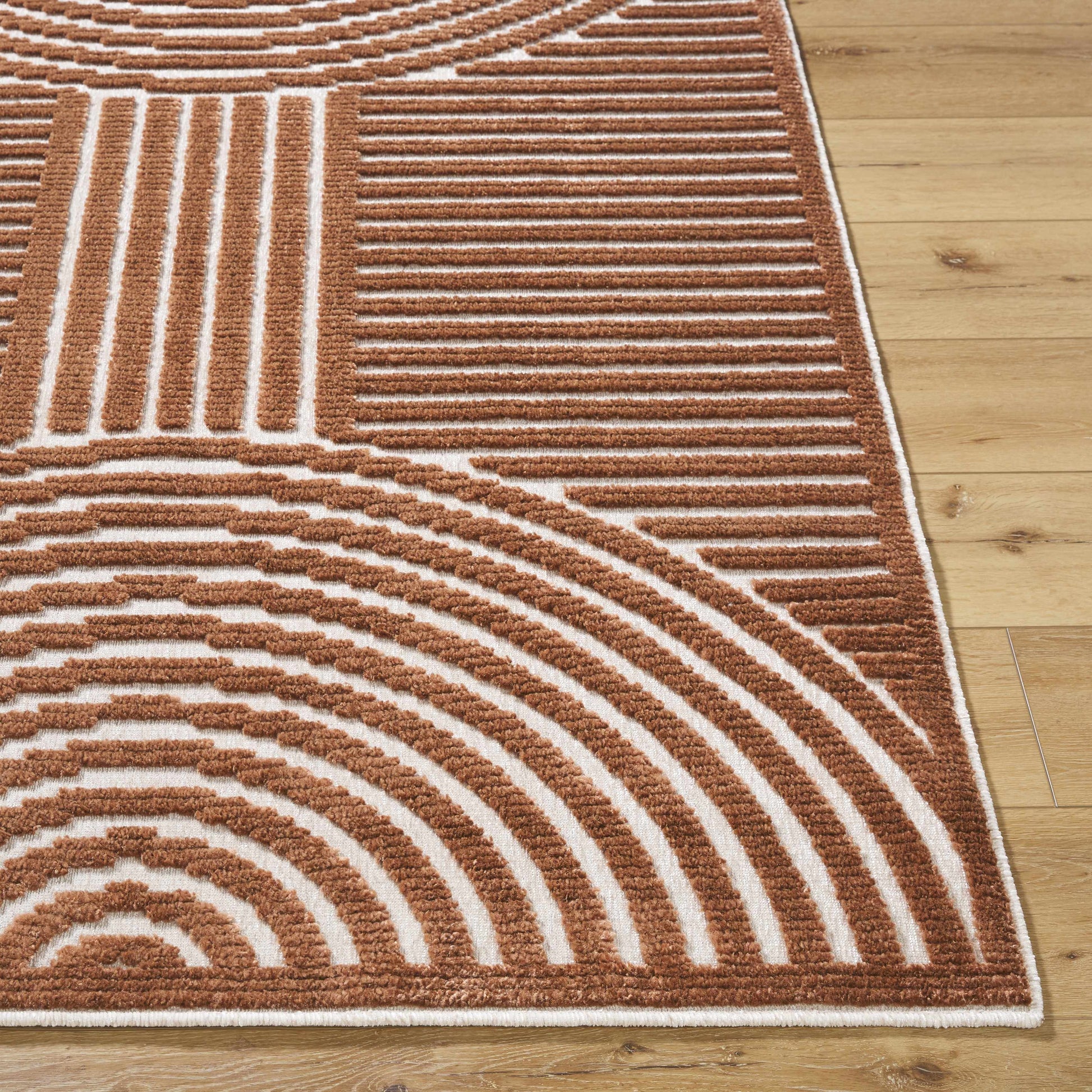 Deron Brown Washable Area Rug-3