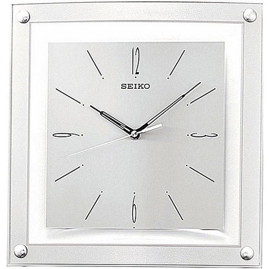 Contemporary 12.25-inch Square Quiet Analog Wall Clock-0