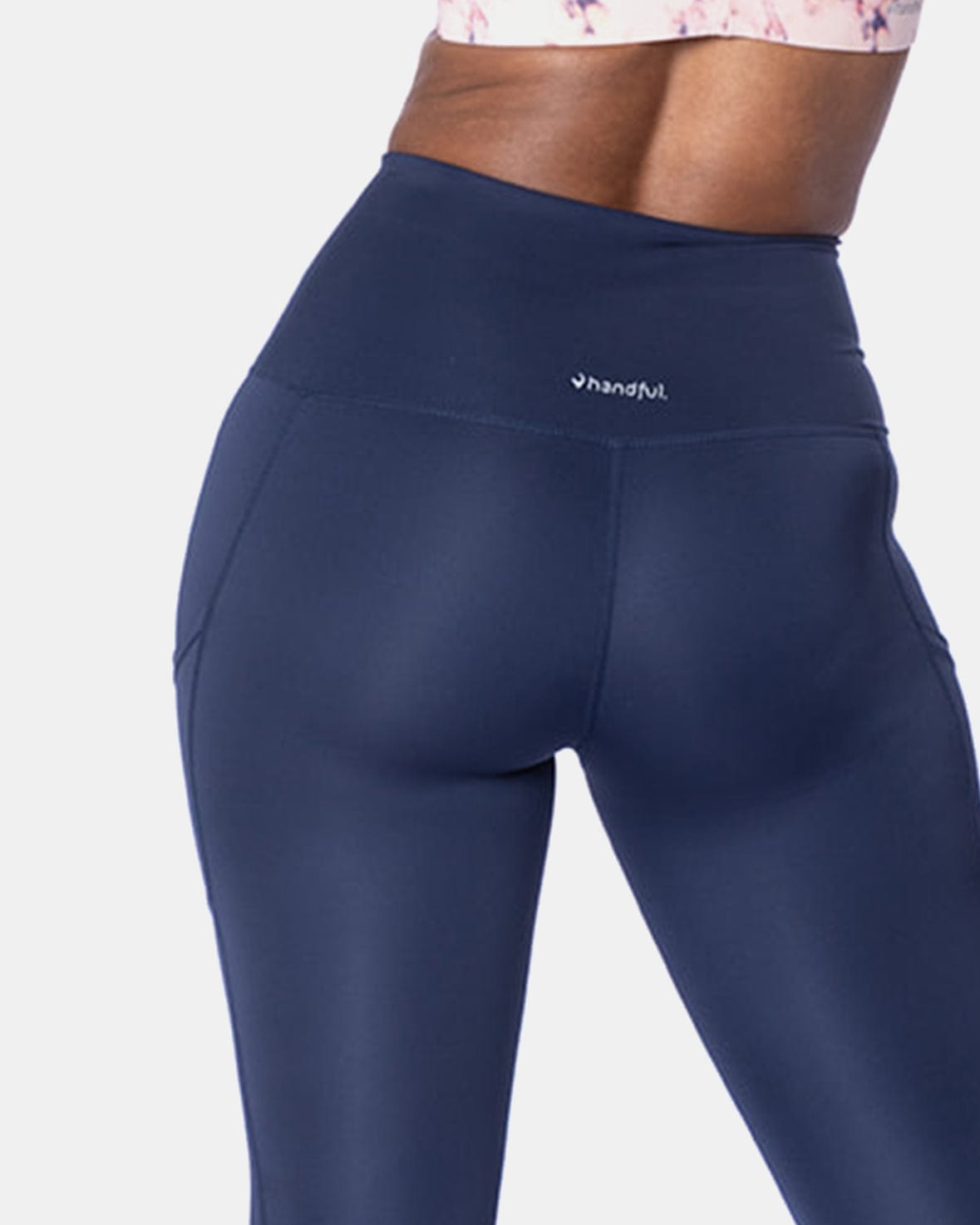 Hi Five Pocketed High-Waist Legging – Night Swim Navy-1