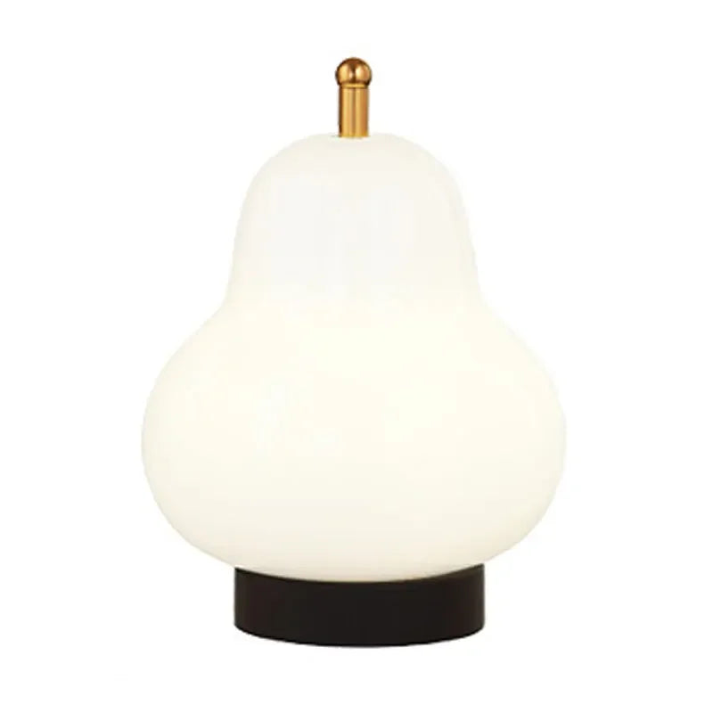 Elegant LED Cream Pear Table Lamp-0