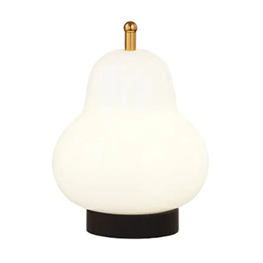 Elegant LED Cream Pear Table Lamp-0