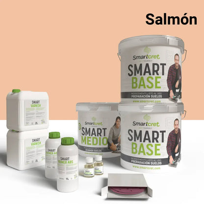 Kit microcemento para escaleras de obra de 16 m²-24