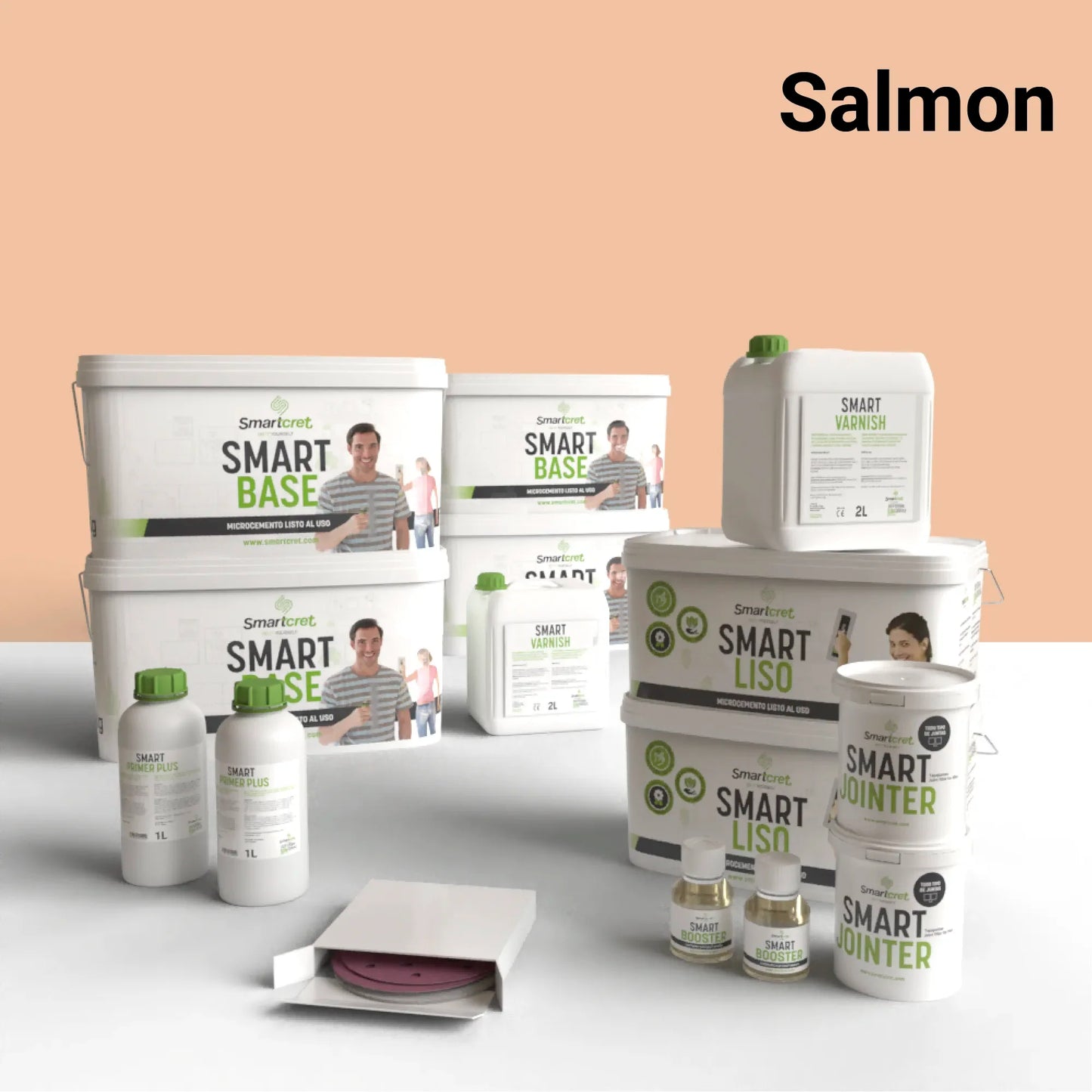 Kit microcemento para paredes de baño de pladur o yeso de 16 m²-23