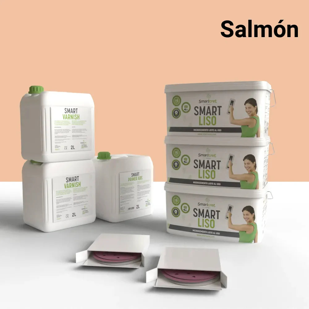 Kit microcemento para chimenea de cemento u hormigón para 18 m²-23