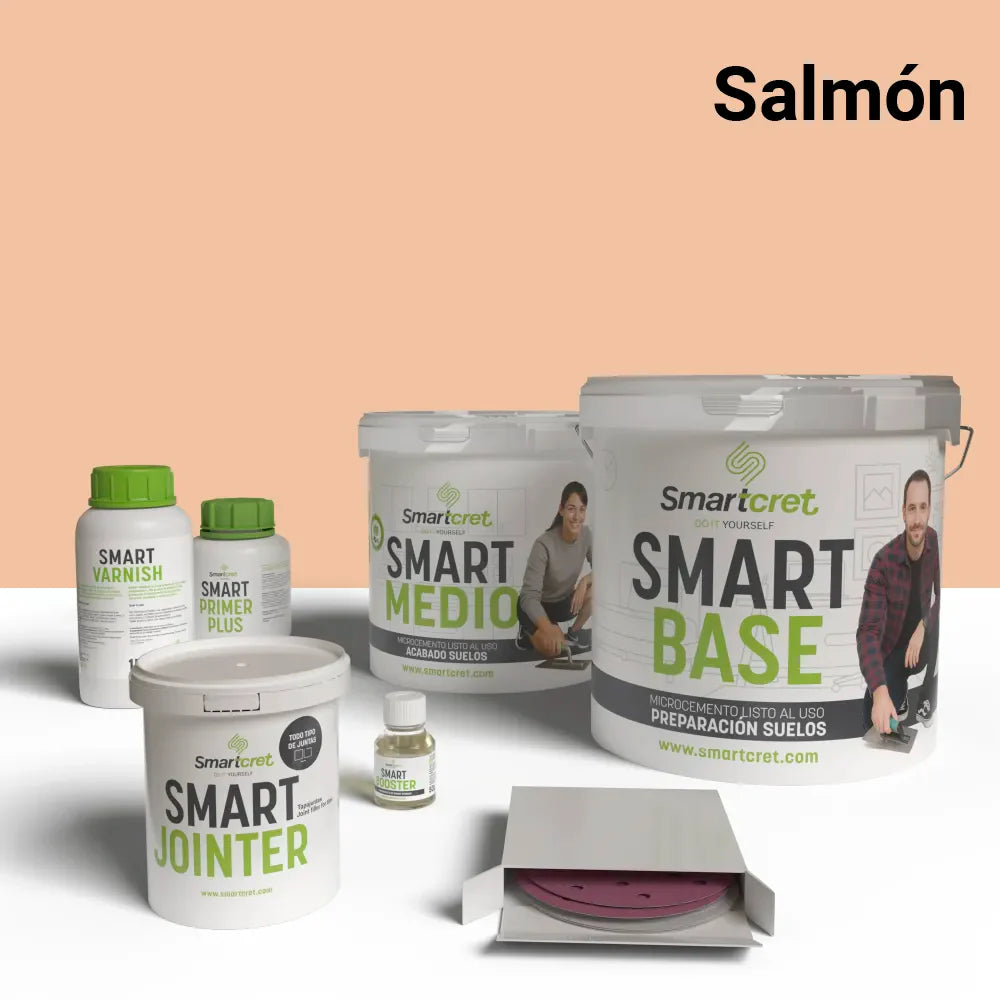 Kit de microcemento para suelos de cocina con azulejos de 4m²-24