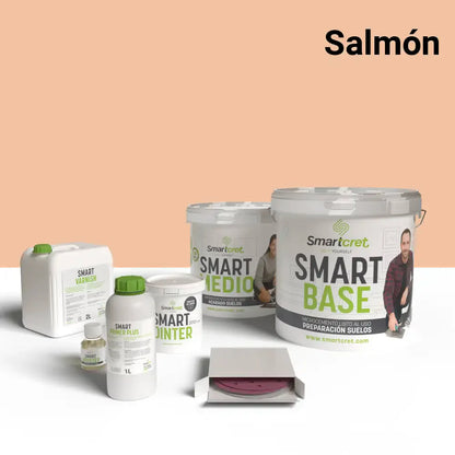 Kit de microcemento para escaleras de azulejos de 8 m²-24