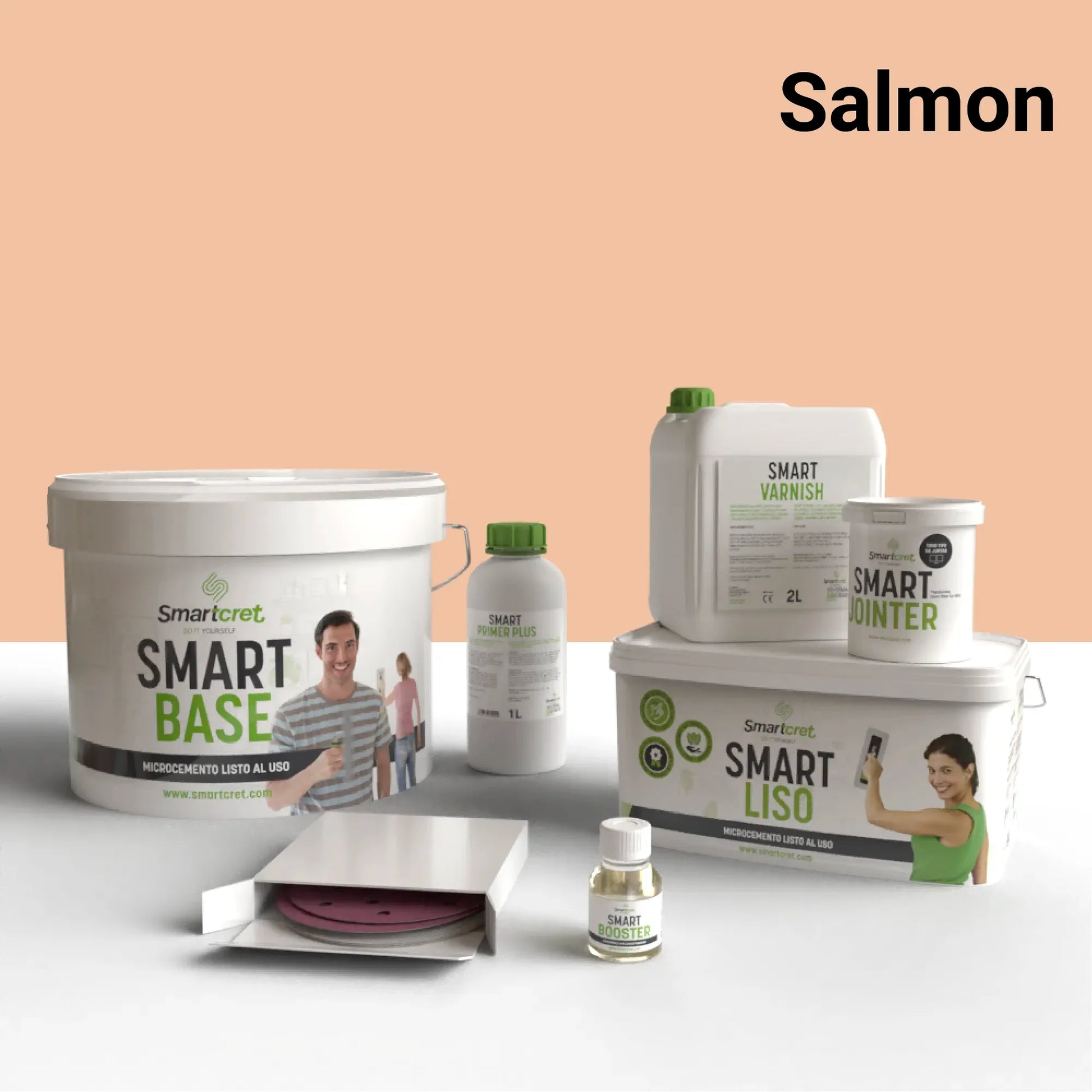 Kit microcemento para suelos de baño con azulejos de 8 m²-24