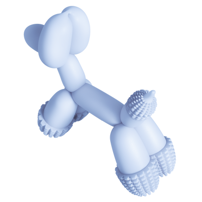 Balloon Dog Toy Blue-1