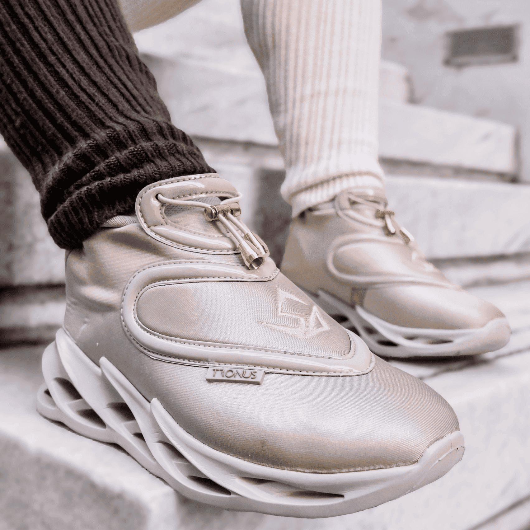 Final Vault – Luxe Cushioned Men's High Tops Sand (Retired Collectible)-1