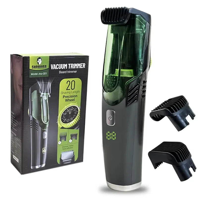 Cordless Beard Trimmer & Electric Shaver 20 Trim Settings Green-0