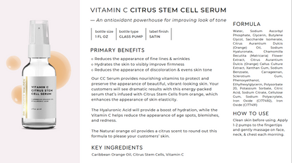Citrus Stem Cell Serum with Vitamin C-3