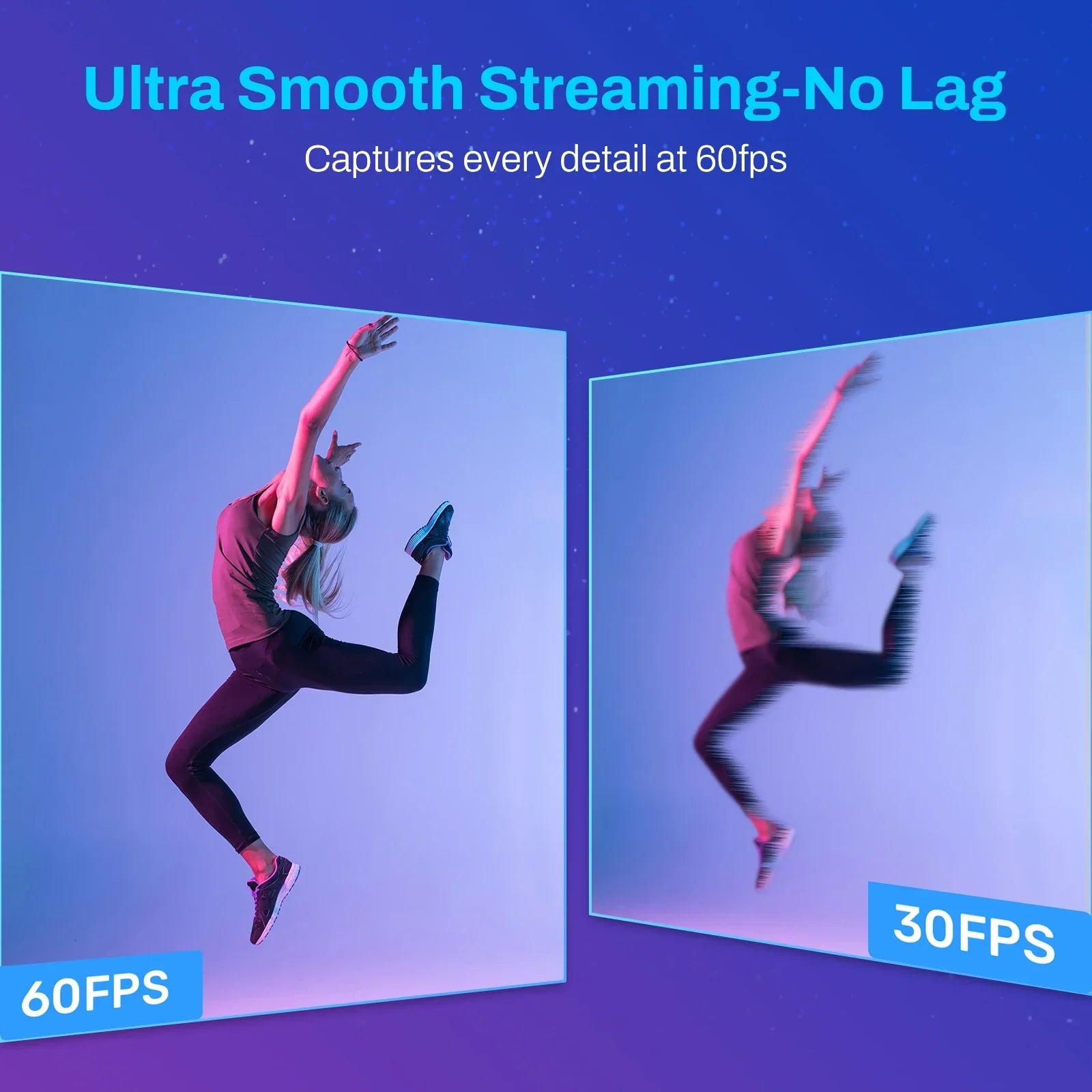 4K Webcam with Tripod Autofocus Streaming Black-3