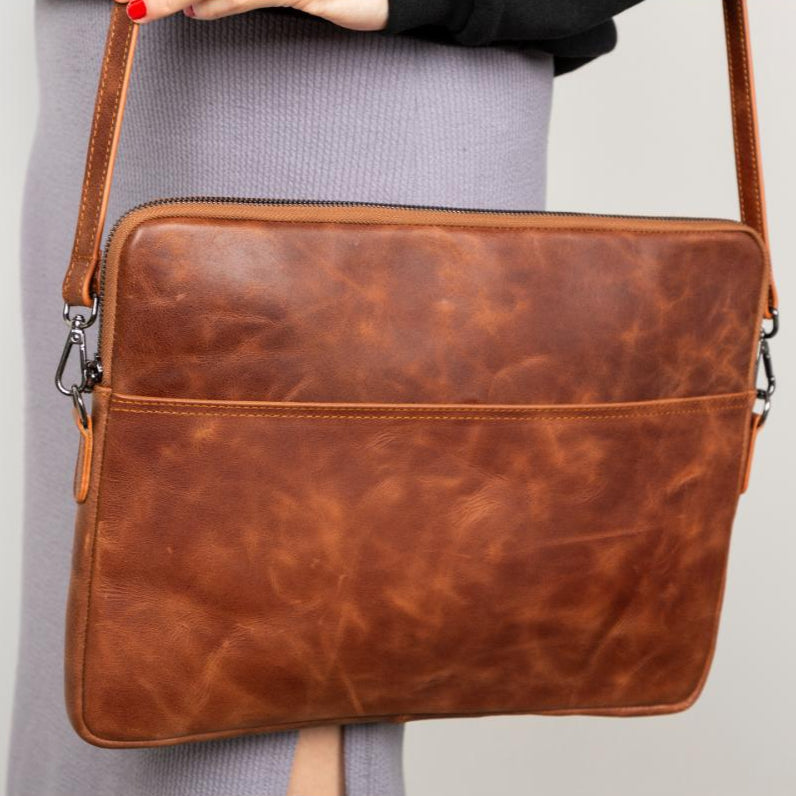 Leeds Leather Laptop / Tablet Sleeve-1