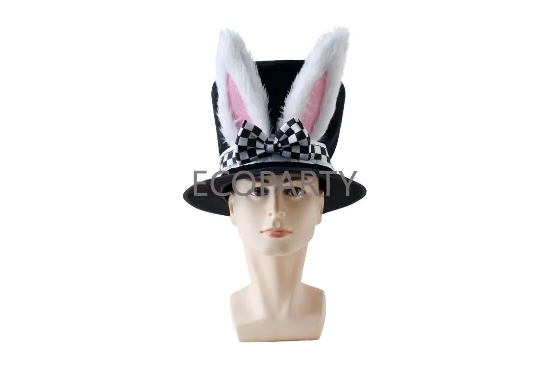 NNEOBA White Rabbit Hat Cosplay Set Easter Halloween-2