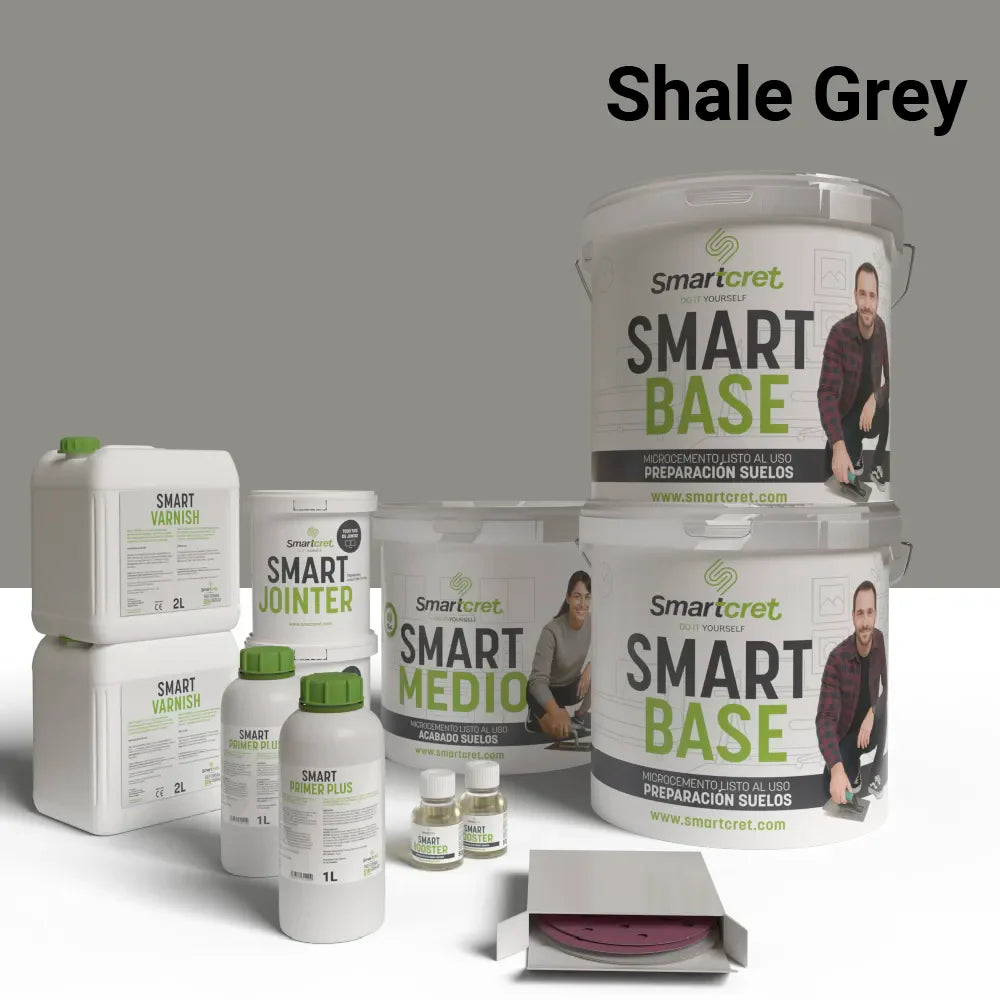 Kit de microcemento para suelos de cocina con azulejos de 16 m²-9