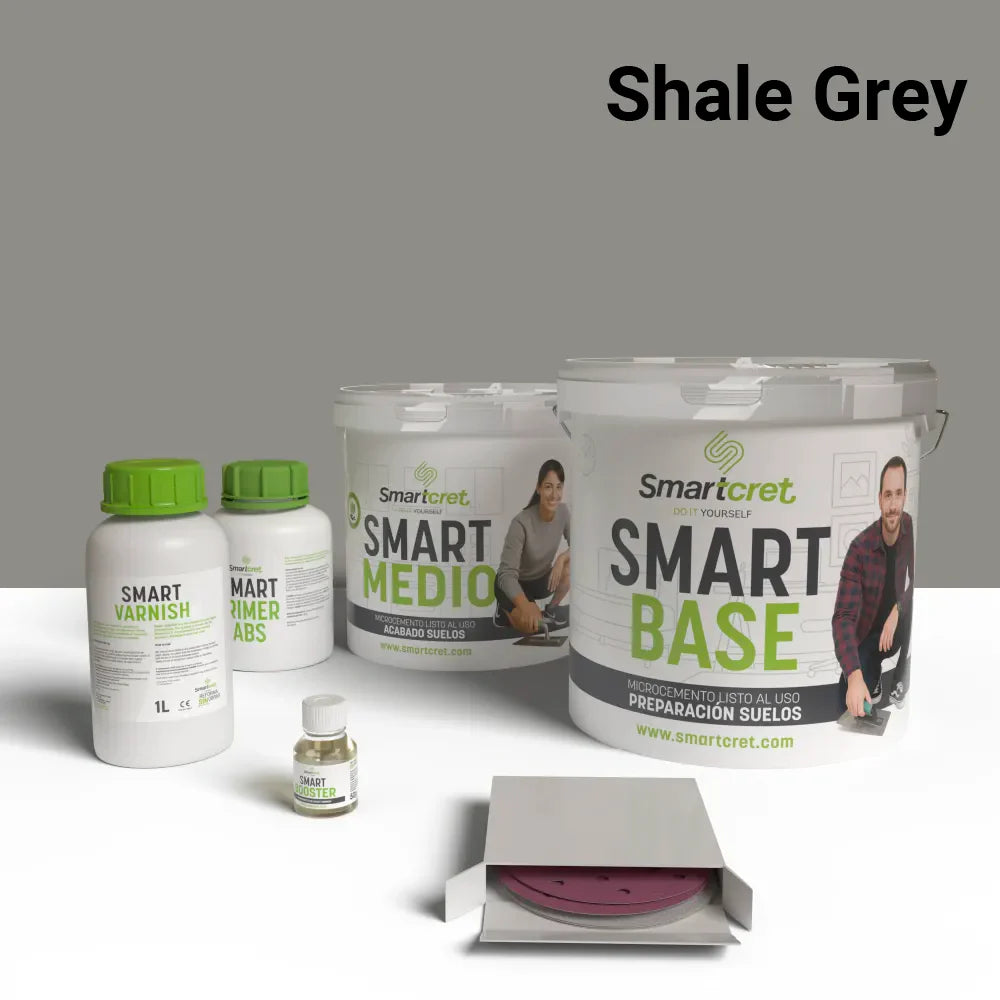 Kit microcemento para escaleras de obra de 4 m²-9