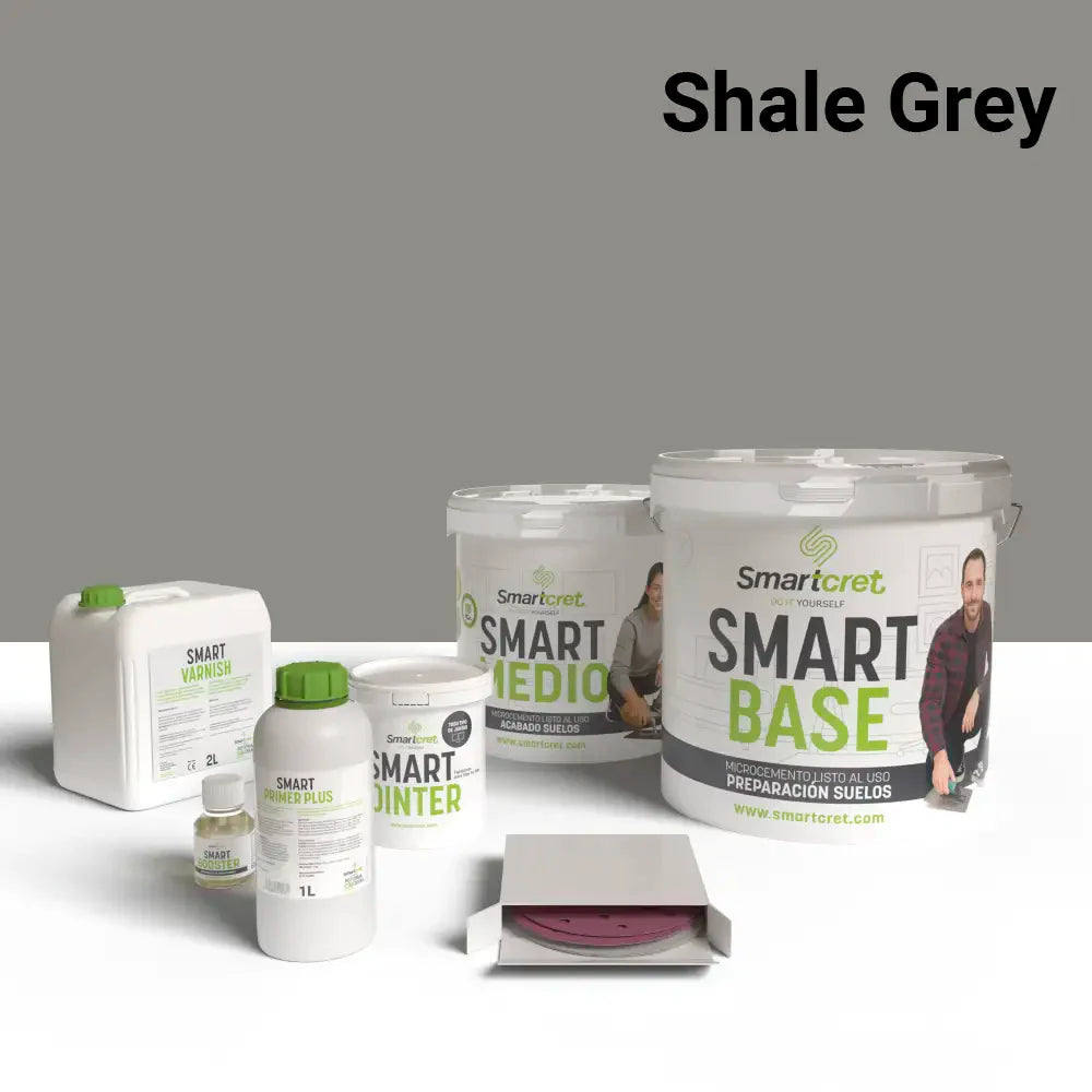 Kit de microcemento para escaleras de azulejos de 8 m²-9