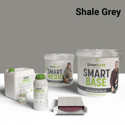 Kit microcemento para escaleras de obra de 8 m²-9