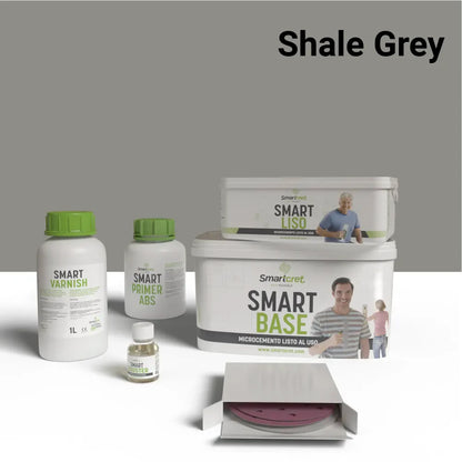 Kit microcemento para paredes de baño de pladur o yeso de 4 m²-9